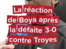 La réaction de Franck Boya après la défaite 3-0 de l'Amiens SC contre Troyes