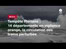 VIDEO. Tempête Floriane : 20 départements en alerte orange, la vigilance levée en Vendée