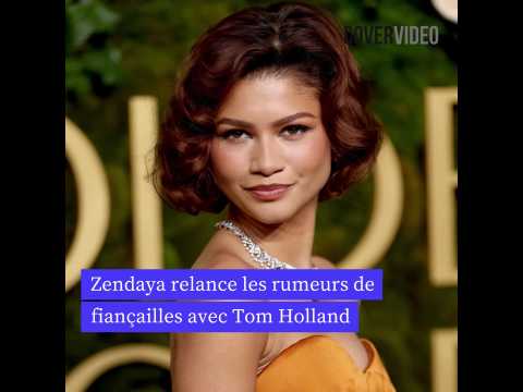 VIDEO : Zendaya relance les rumeurs de fianailles avec Tom Holland aux Golden Globes