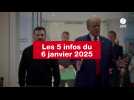 VIDEO. Les 5 infos du 6 janvier 2025