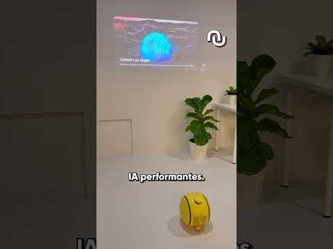 Ce robot vidéoprojecteur trop mignon vous suit partout #shorts