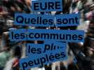 2025. Quelles sont les villes plus peuplées de l'Eure ?