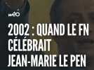 Quand des militants célébraient la qualification au 2nd tour de Le Pen à la Présidentielle de 2002