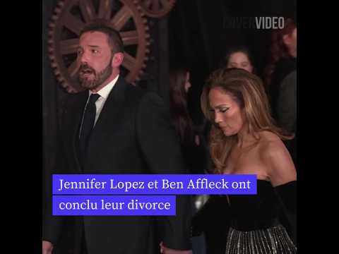 VIDEO : Jennifer Lopez et Ben Affleck ont conclu leur divorce