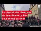 VIDÉO. Obsèques de Jean-Marie Le Pen : le résumé de la journée du 11 janvier à La Trinité-sur-Mer