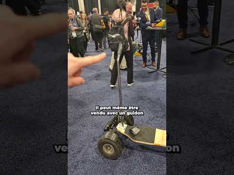 On a découvert un skateboard de l'extrême ! #ces #tech