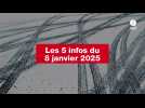 VIDEO. Les 5 infos du 8 janvier 2025