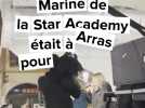 Marine de la Star Academy était à Arras pour rencontrer ses fans avant la demi-finale