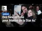 Marine de la Star Academy devant plus de mille personnes, place des Héros, à Arras