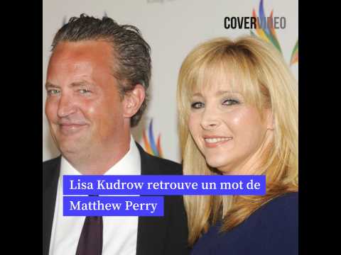 VIDEO : Lisa Kudrow retrouve un mot touchant de Matthew Perry