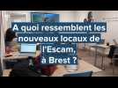 A quoi ressemblent les nouveaux locaux de l'Escam, à Brest ?