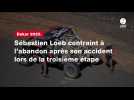 VIDÉO. Dakar 2025. Sébastien Loeb contraint à l'abandon après son accident lors de la troisième étape