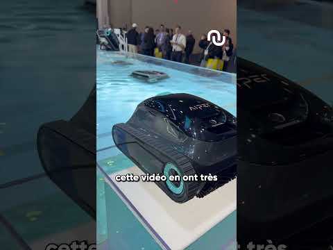 Les piscines toutes connectées ? Les robots de nettoyage font fureur au CES 2025 #shorts