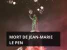 Rassemblements festifs et controversés après la mort de Jean-Marie Le Pen