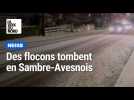 Il neige dans la Sambre-Avesnois