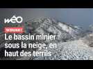 Loos-en-Gohelle : on a grimpé les terrils du bassin minier sous la neige