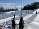 Une belle poudreuse ce jeudi sur la piste de ski de Loisinord