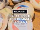 Elle fabrique du fromage sans lait