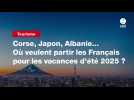 VIDEO. Corse, Japon, Albanie... Où veulent partir les Français pour les vacances d'été 2025 ?