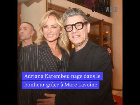 VIDEO : Adriana Karembeu nage dans le bonheur grce  Marc Lavoine