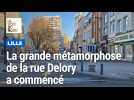 Lille : la grande métamorphose de la rue Delory à commencé