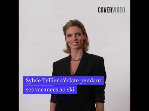 VIDEO : En vacances au ski, Sylvie Tellier s?interroge sur le casque et les raquettes