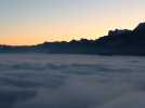 Au-dessus de Grenoble, le spectacle de la mer de nuages