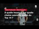 VIDÉO. Stade Toulousain - Stade Français. À quelle heure et sur quelle chaîne suivre le match du Top 14 ?