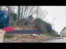 Un mur s'effondre rue de Ploujean à Morlaix