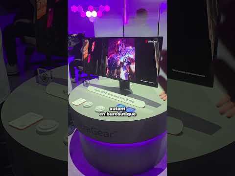 Un moniteur qui peut s'aplatir et se courber à votre guise #ces #tech