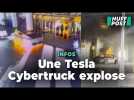 Une Tesla Cybertruck explose devant un hôtel Trump à Las Vegas