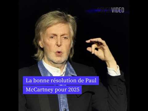 VIDEO : La rsolution de Paul McCartney pour 2025