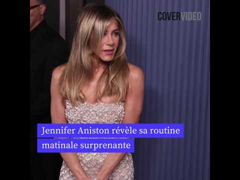 VIDEO : Jennifer Aniston rvle sa routine matinale, bien loin du petit-djeuner continental