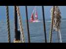 VIDÉO. Vendée Globe. Inouï ! Le bateau de Damien Seguin filmé au cap Horn par un trois-mâts de 1911