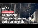 La brasserie Cambrier à Croix en cendres après un important incendie ce mardi matin