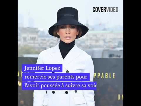 VIDEO : Jennifer Lopez remercie ses parents pour l'avoir pousse  suivre sa voie