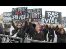 Rassemblement féministe devant le tribunal d'Avignon