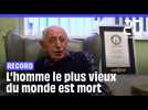 L'homme le plus vieux du monde est mort à 112 ans