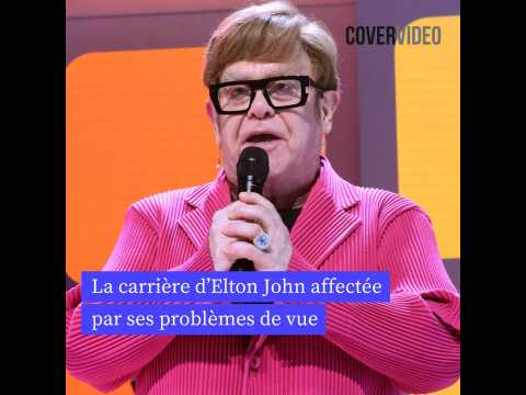 VIDEO : Elton John ne peut plus faire de musique pour l'instant  cause de ses problmes de vue