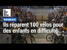 Pour Noël, ils veulent réparer 100 vélos pour les enfants en difficulté