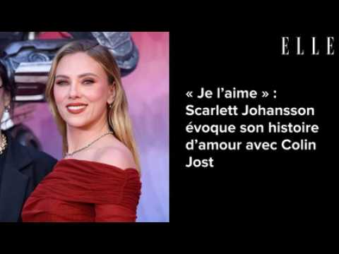 VIDEO :  Je l?aime  : Scarlett Johansson voque son histoire d?amour avec Colin Jost