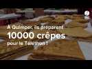 VIDÉO. « Ca vaut le coup ! » : dans le Finistère, ils préparent 10 000 crêpes pour le Téléthon !