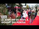 Le marché de Noël de Reims accueille ses premiers visiteurs