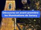 Découvrez en avant-première les illuminations de Sanary !