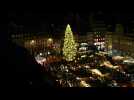 Affluence à l'ouverture du marché de Noël de Strasbourg