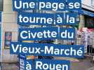 Une page se tourne à la civette du vieux marché à Rouen