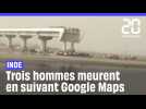 Inde : Trois hommes meurent dans un accident de voiture en suivant Google Maps