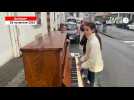 VIDÉO. À Quimper, des collégiens jouent avec un piano posé sur le trottoir