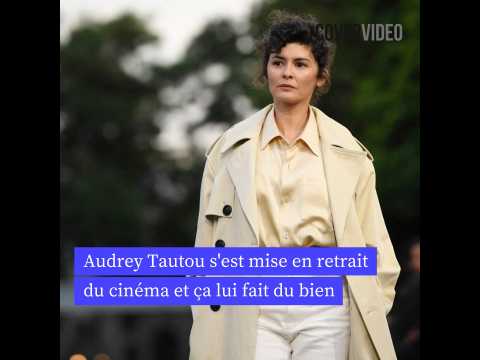 VIDEO : Audrey Tautou revient sur son dpart salutaire du cinma