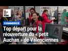 Auchan Valenciennes (re)lève le rideau, les premiers clients ravis